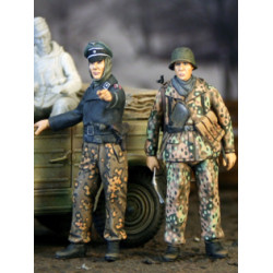 Team "Kübel" Off Tankist & Infantry Alsace Dec 1944 (2 fig)