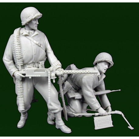 US. Team MG cal.30 30th US ID Normandie 1944 (2fig)