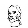 tête avec moustache et queue,collet fermé