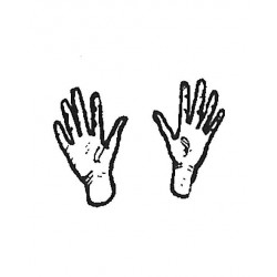 Pair hands, outstretched fingers