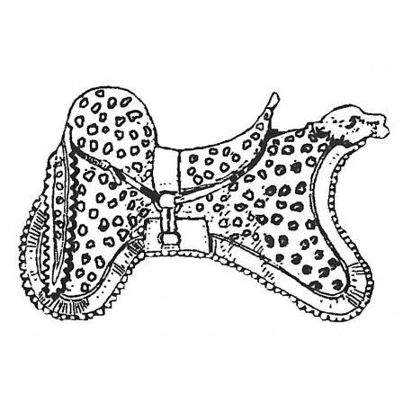 Pantherskin saddle