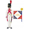 Grenadiers -Hollandais ,de la garde porte drapeau