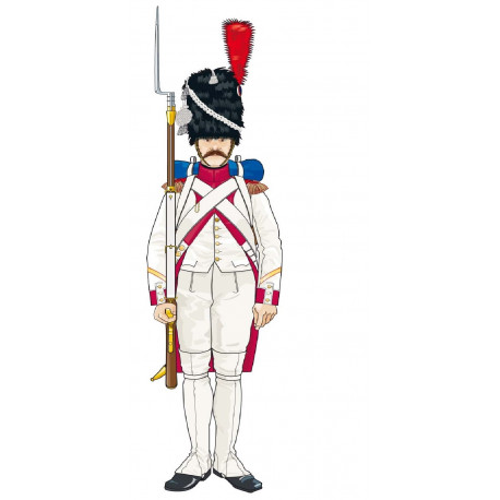 Grenadiers -Hollandais ,de la garde soldat