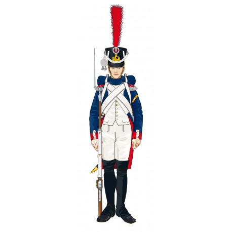 fusiliers grenadiers ,de la garde soldat