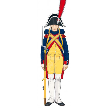 Gendarmerie d'élite 1801-1804 chapeau soldat