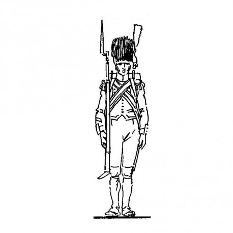 Gendarmerie d'élite 1804-1806 bonnet sous-officier