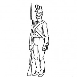 Grenadier en tenue d'instruction sous- officier