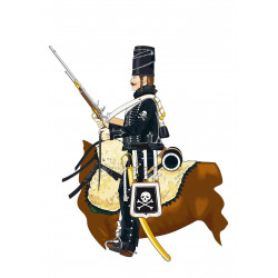 Hussard de la mort 1793 soldat