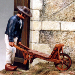 Man with wheelbarrow