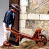 Man with wheelbarrow