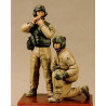 Equipage US Black Hawk 2004 au sol - 2 fig