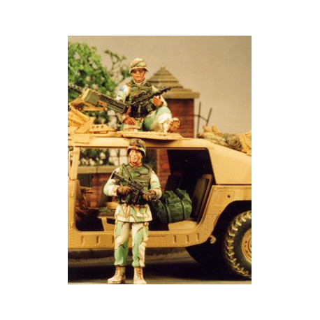 Equipage US Hummer crew - 2 fig