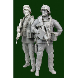 Officier & tireur Famas Armée Française (2Fig)