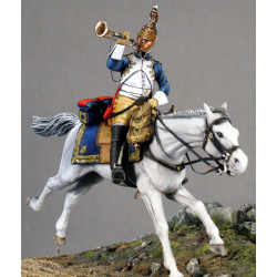 Brigadier Trompette Dragon de la garde à la charge 1809