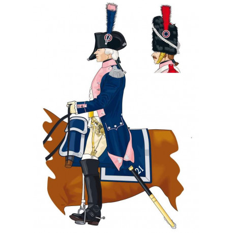 cavalerie 1794-1803 Cie du centre officier