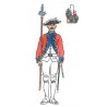 Garde suisses 1775-1792 sous-officier