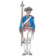 Garde française 1775-1789 sous-officier