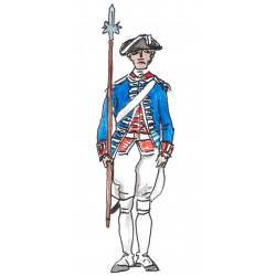 Garde française 1775-1789 sous-officier