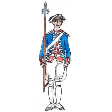 Garde française 1775-1789 sous-officier