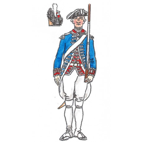 Garde française 1775-1789 soldat