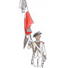 Infanterie française 1779-1791porte drapeau