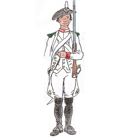 Infanterie française 1779-1791sous-officier