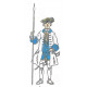 Infanterie française 1750-1760 officier