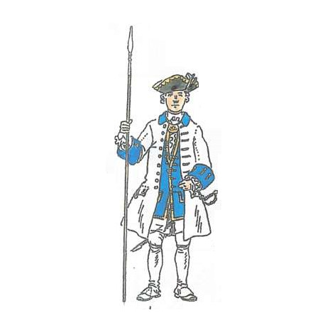 Infanterie française 1750-1760 officier