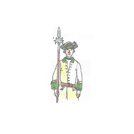 Infanterie française 1750-1760 sous-officier