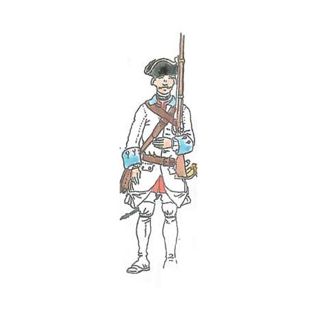 Infanterie française 1750-1760 soldat