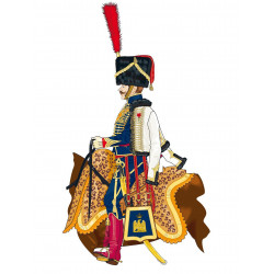 Aide de camp en tenue à la hussarde