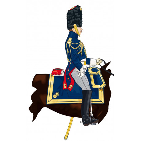 Grenadier de la garde tenue de campagne Officier 1804-1815