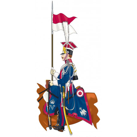 1st Regt Polish lancers, imperial guard 1807-1814