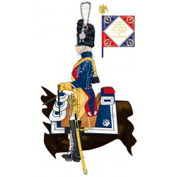 Gendarmerie D'élite à Cheval Étendard 1804-1814