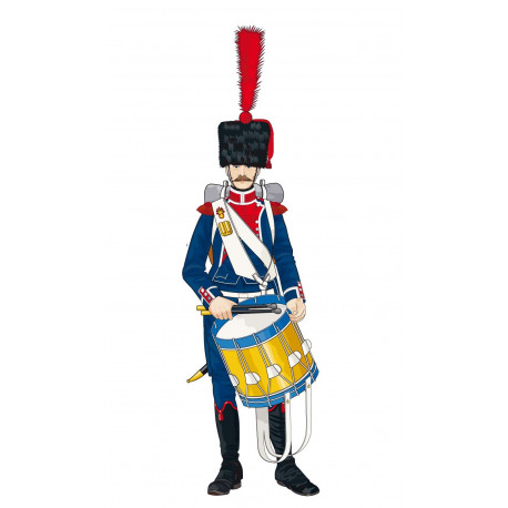 Infanterie légère 1804-1815 carabinier tambour