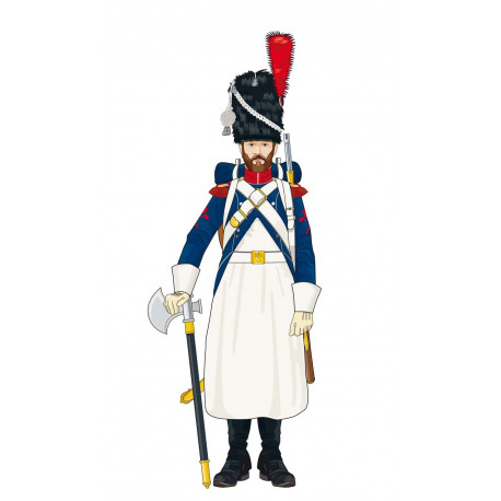 Infanterie légère 1804-1815 carabinier sapeur