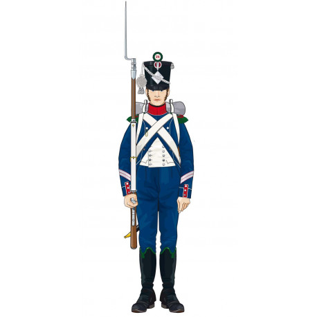 Infanterie légère 1804-1815 chasseur sous-officier