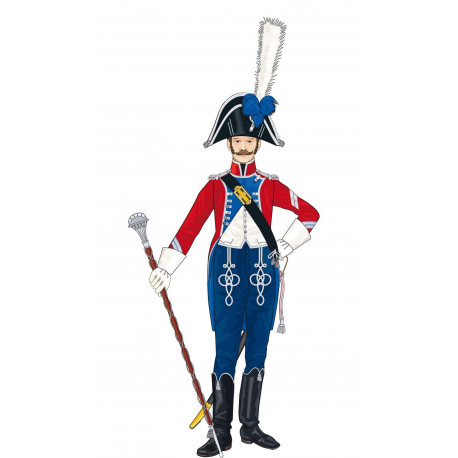 Infanterie légère 1804-1815 chasseur tambour major