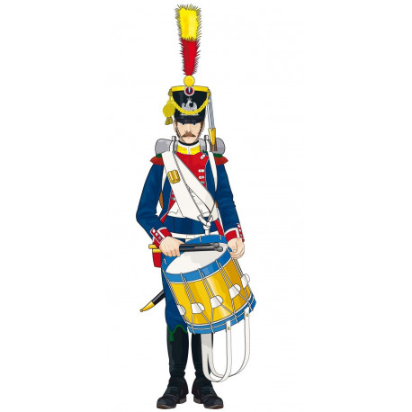 Infanterie légère 1804-1815 Voltigeur tambour