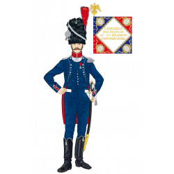 Infanterie légère 1804-1815 porte drapeau