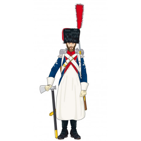 Infanterie légère 1804-1815 voltigeur sapeur