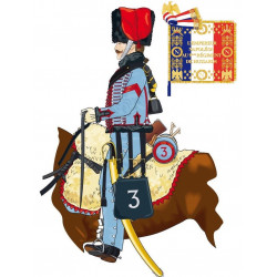 Hussard tenue de campagne 1804-1815 étendard