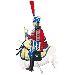 Hussard grande tenue 1805-1815 trompette