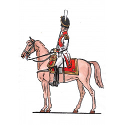 Grenadier Hollandais officier à cheval