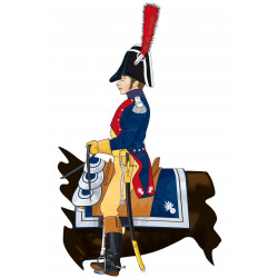 Gendarmerie d'élite 1801-1804 chapeau officier à cheval