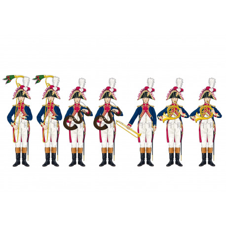 Musique des Grenadiers rang d'instruments Grande Musique de 7 musiciens