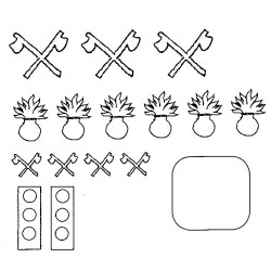 attributs de sapeur de la ligne