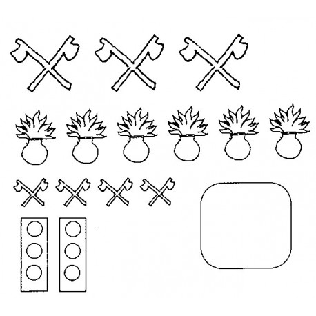 attributs de sapeur de la ligne