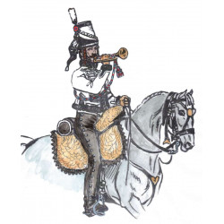 Hussard de la mort 1793 trompette