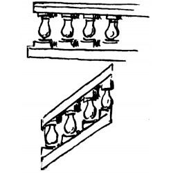 ballustrades (1 angle 1 droite )